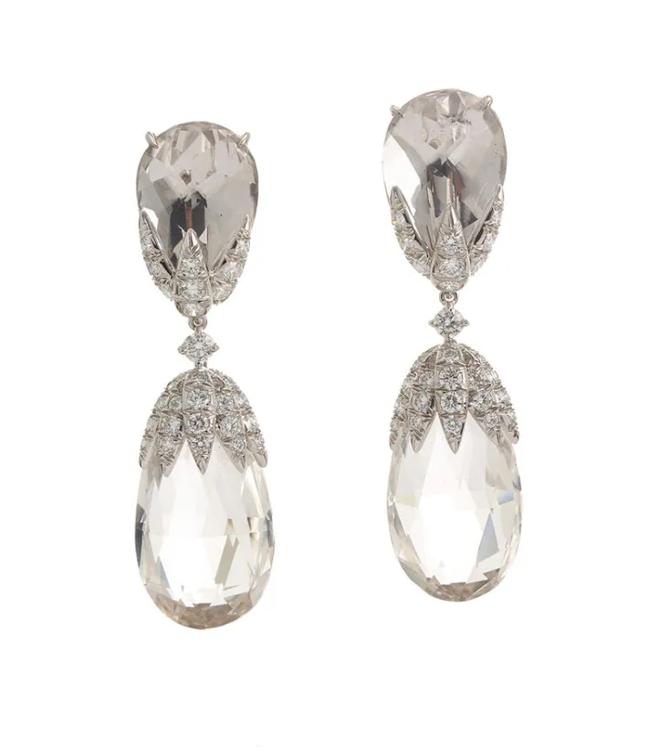 David Webb Earrings*Alpine Drop Earrings