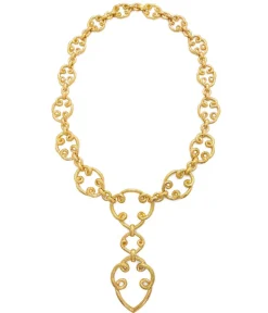 David Webb Necklaces*Arabesque Loop Chain Necklace