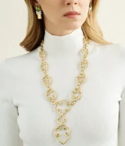 David Webb Necklaces*Arabesque Loop Chain Necklace