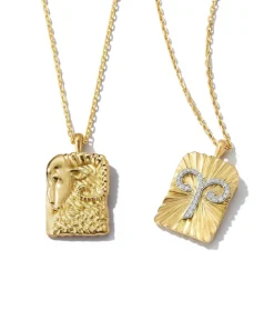 David Webb Necklaces*Aries Zodiac Pendant Necklace, Diamonds