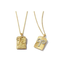 David Webb Necklaces*Aries Zodiac Pendant Necklace, Diamonds