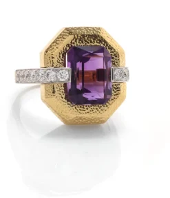 David Webb Rings*Avenue Ring, Amethyst