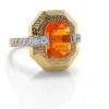 David Webb Rings*Avenue Ring, Fire Opal