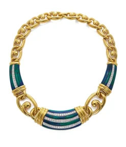 David Webb Necklaces*Azurmalachite Necklace