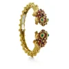 David Webb Bracelets*Baby Frog Bangle, Red Enamel, Emerald