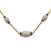 David Webb Necklaces*Barrel Necklace, Three Station