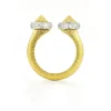 David Webb Rings*Bastille Ring, Diamonds