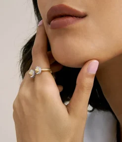 David Webb Rings*Bastille Ring, Diamonds