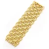 David Webb Bracelets*Brocade Wide Bracelet, Hammered 18K Gold