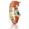 David Webb Bracelets*Bull Bracelet, Coral