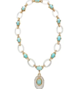David Webb Necklaces*Cabochon Turquoise Necklace