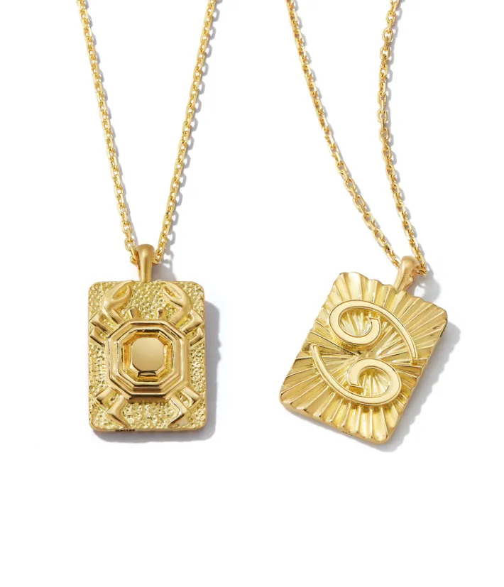 David Webb Necklaces*Cancer Zodiac Pendant Necklace