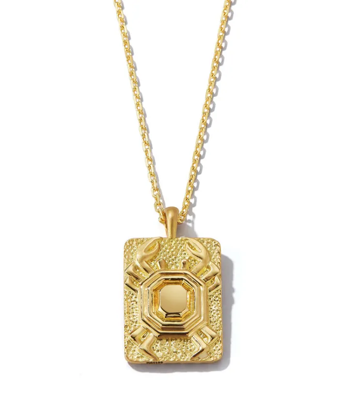 David Webb Necklaces*Cancer Zodiac Pendant Necklace