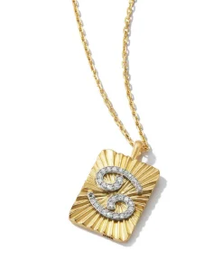 David Webb Necklaces*Cancer Zodiac Pendant Necklace, Diamonds