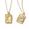 David Webb Necklaces*Capricorn Zodiac Pendant Necklace, Diamonds