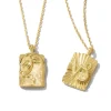 David Webb Necklaces*Capricorn Zodiac Pendant Necklace