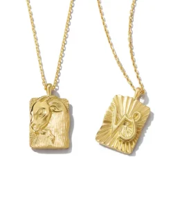 David Webb Necklaces*Capricorn Zodiac Pendant Necklace