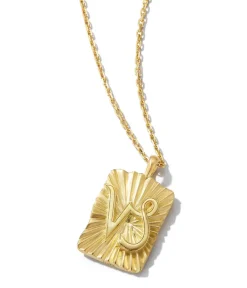 David Webb Necklaces*Capricorn Zodiac Pendant Necklace