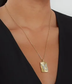David Webb Necklaces*Capricorn Zodiac Pendant Necklace, Diamonds