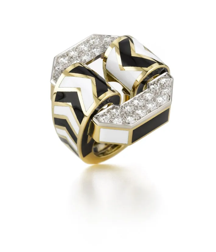 David Webb Rings*Chevron Ring