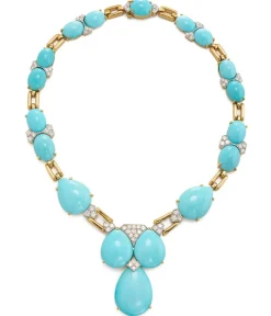 David Webb Necklaces*Cluster Pear Drop Necklace