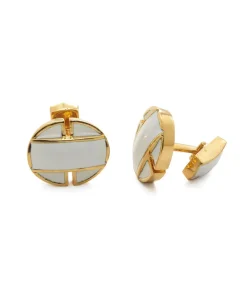 David Webb Cuff Links*Color Field Cuff Links