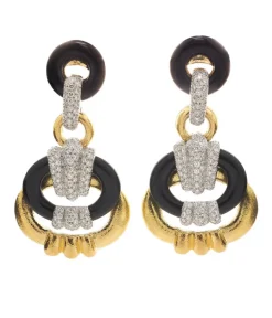 David Webb Earrings*Creole Hoop Earrings