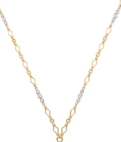 David Webb Necklaces*Diamond Harlequin Chain, 26 inches