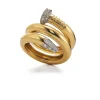 David Webb Rings*Diamond Nail Ring, Polished 18K Gold