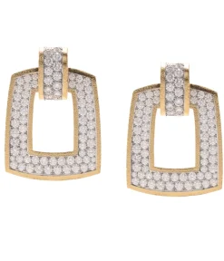 David Webb Earrings*Diamond Twiggy Earrings