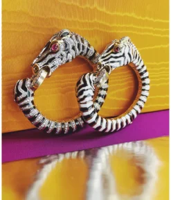 David Webb Bracelets*Diamond Zebra Bracelet