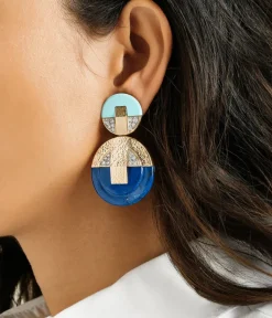David Webb Earrings*Discus Earrings, Lapis Lazuli and Turquoise