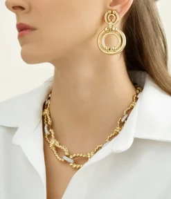 David Webb Earrings*Dotted Doorknocker Earrings