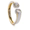 David Webb Bracelets*Double Buckle Bracelet, White Enamel