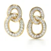 David Webb Earrings*Double Hoop Earrings