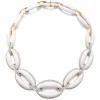 David Webb Necklaces*Elliptical Necklace, White Enamel