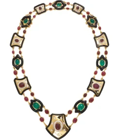 David Webb Necklaces*Enamel Shield Necklace