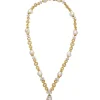 David Webb Necklaces*Fleur De Lis South Sea Pearl Necklace