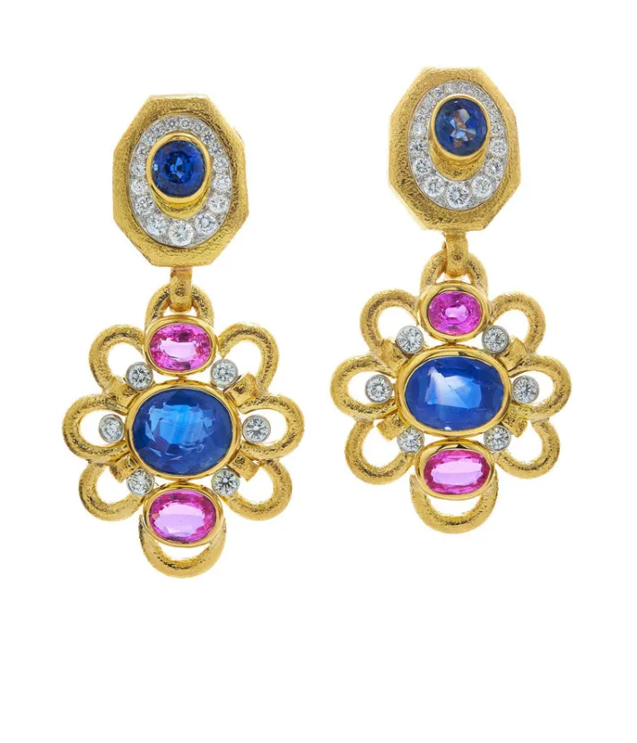 David Webb Earrings*Flora Earrings