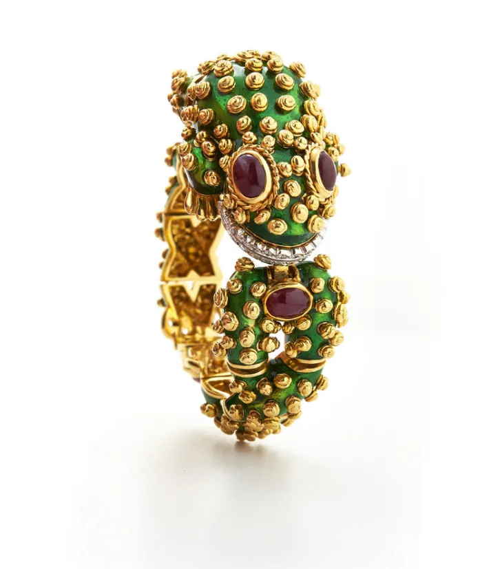 David Webb Bracelets*Frog Bracelet