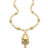 David Webb Necklaces*Frog Chain Necklace