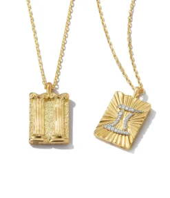 David Webb Necklaces*Gemini Zodiac Pendant Necklace, Diamonds