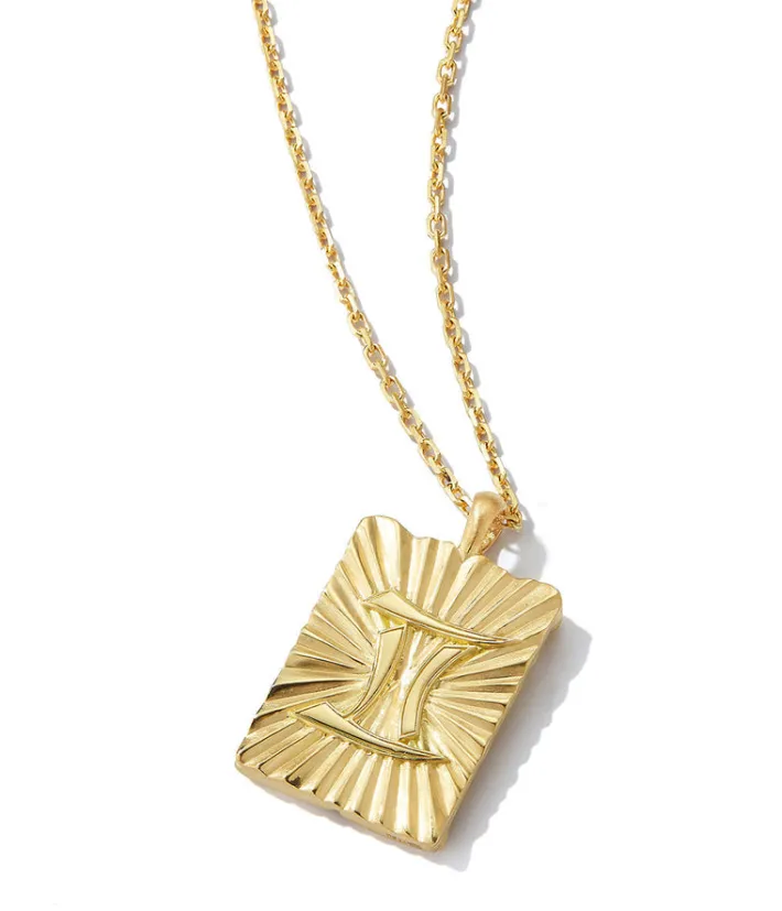 David Webb Necklaces*Gemini Zodiac Pendant Necklace