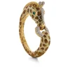 David Webb Bracelets*Giraffe Bracelet, Brown and Off-White Enamel
