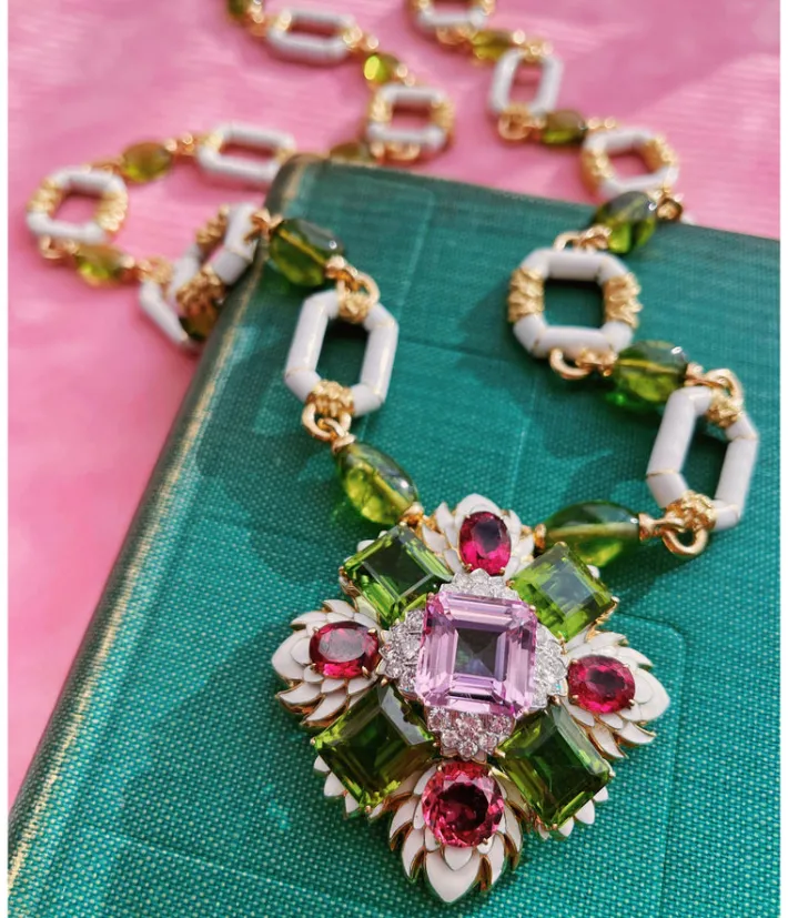 David Webb Necklaces*Heraldic Necklace