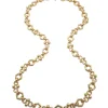 David Webb Necklaces*Hexagonal and Round Link Chain Necklace