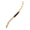 David Webb Bracelets*ID Bracelet, Black Enamel