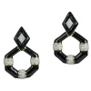 David Webb Earrings*Irving Place Earrings, Black