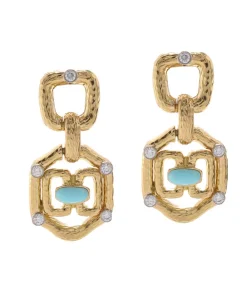 David Webb Earrings*Janus Earrings
