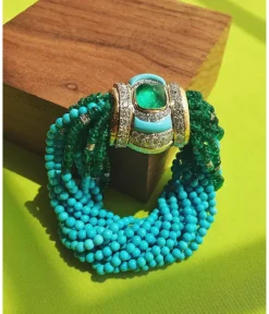 David Webb Bracelets*Khonsu Bracelet, Emerald